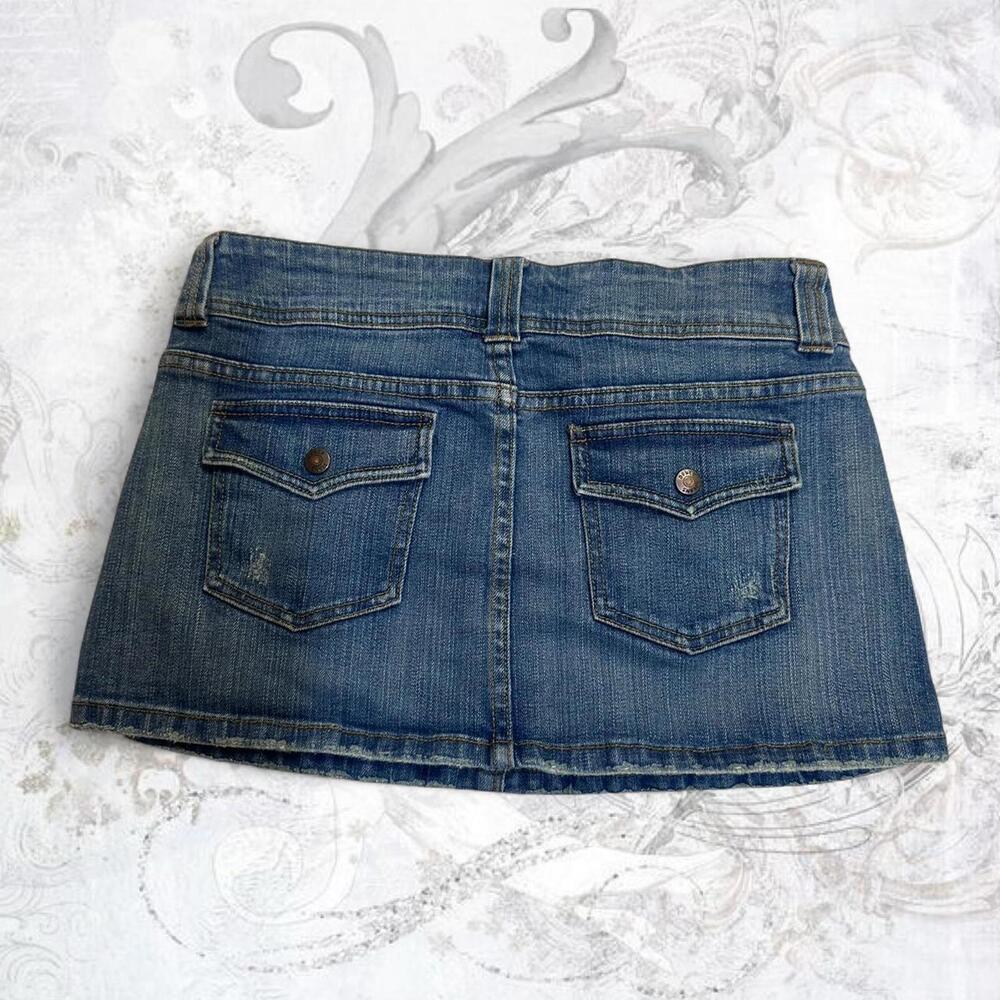 Women's Blue and Navy Skirt
